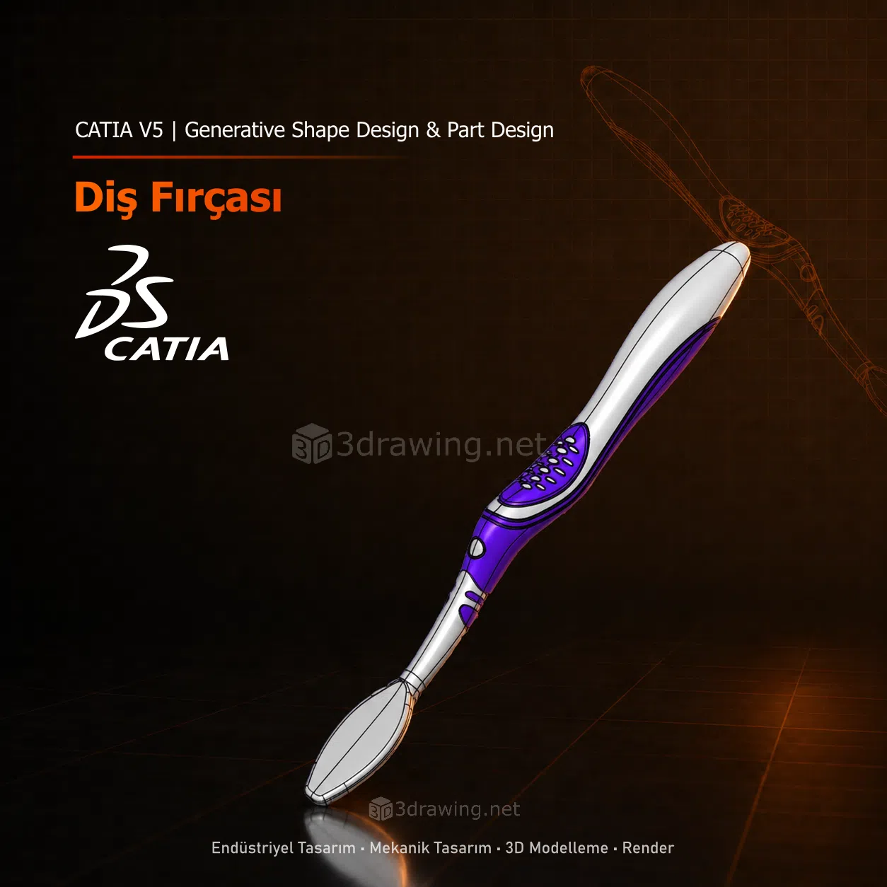 Catia V5 Diş Fırçası